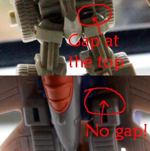 gap at the top VS no gap!