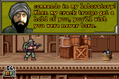 When my crack troops get a hold of you, you'll wish you were never born.