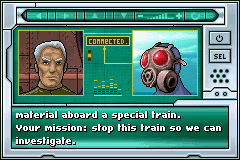 Your mission: stop this train so we can investigate.
