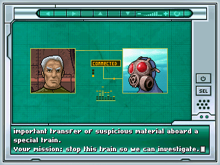 Your mission: stop this train so we can investigate.