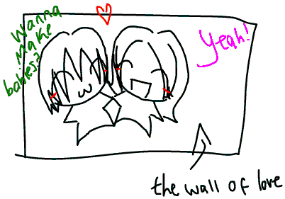 wanna make babies? | yeah! <3 | ^ the wall of love