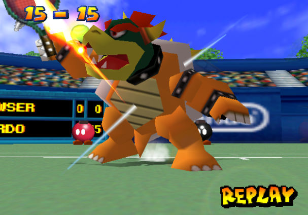 Roar! Growl! Tennis isn't just for hominids anymore!