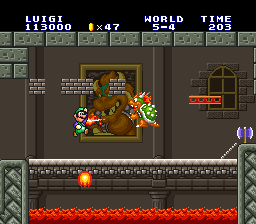 pictured: luigi's goose getting cooked (and his everything else)