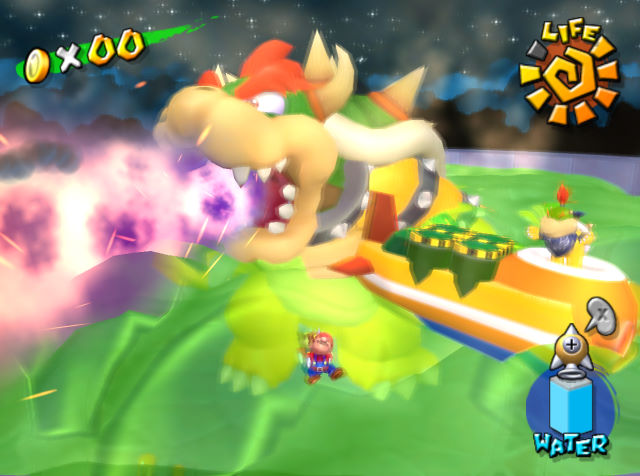 there's a bowser somewhere behind the million haze filters, trust me