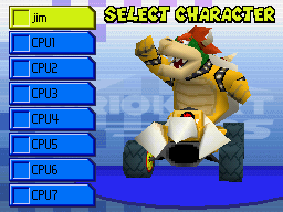 Select Character (jim)