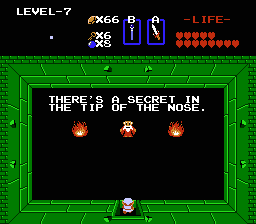 THERE'S A SECRET IN THE TIP OF THE NOSE.