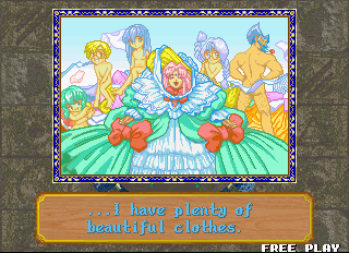 "... I have plenty of beautiful clothes."