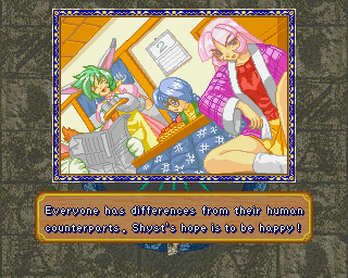'Everyone has differences from their human counterparts. Shyst's hope is to be happy!'